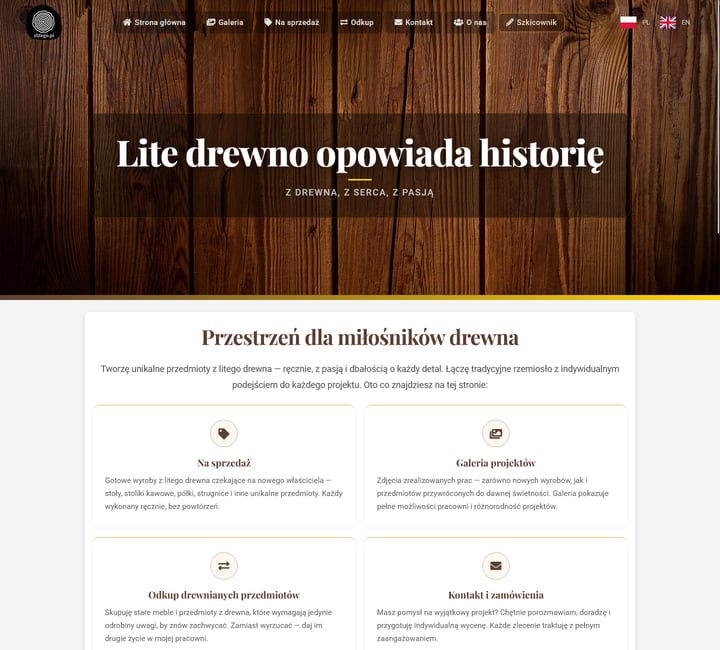 Home page of the zlitego.pl shop